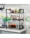 Рафт за микровълнова с три нива стабилна конструкция и PVC рафтове